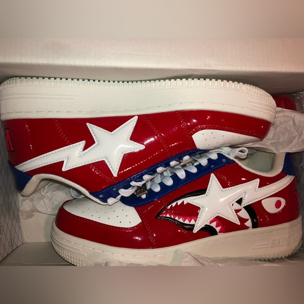 Bape 20th Anniversary Red and White